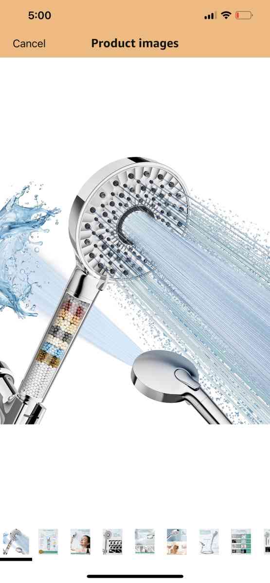 Filtered Shower Head with Handheld - Burlington, New Jersey - FleaMarketBay