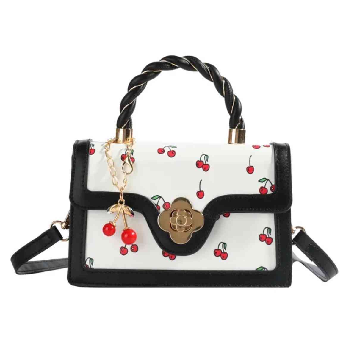 Multicoloured cherry crossbody bag with detachable strap cro - Worcester, Massachusetts - FleaMarketBay