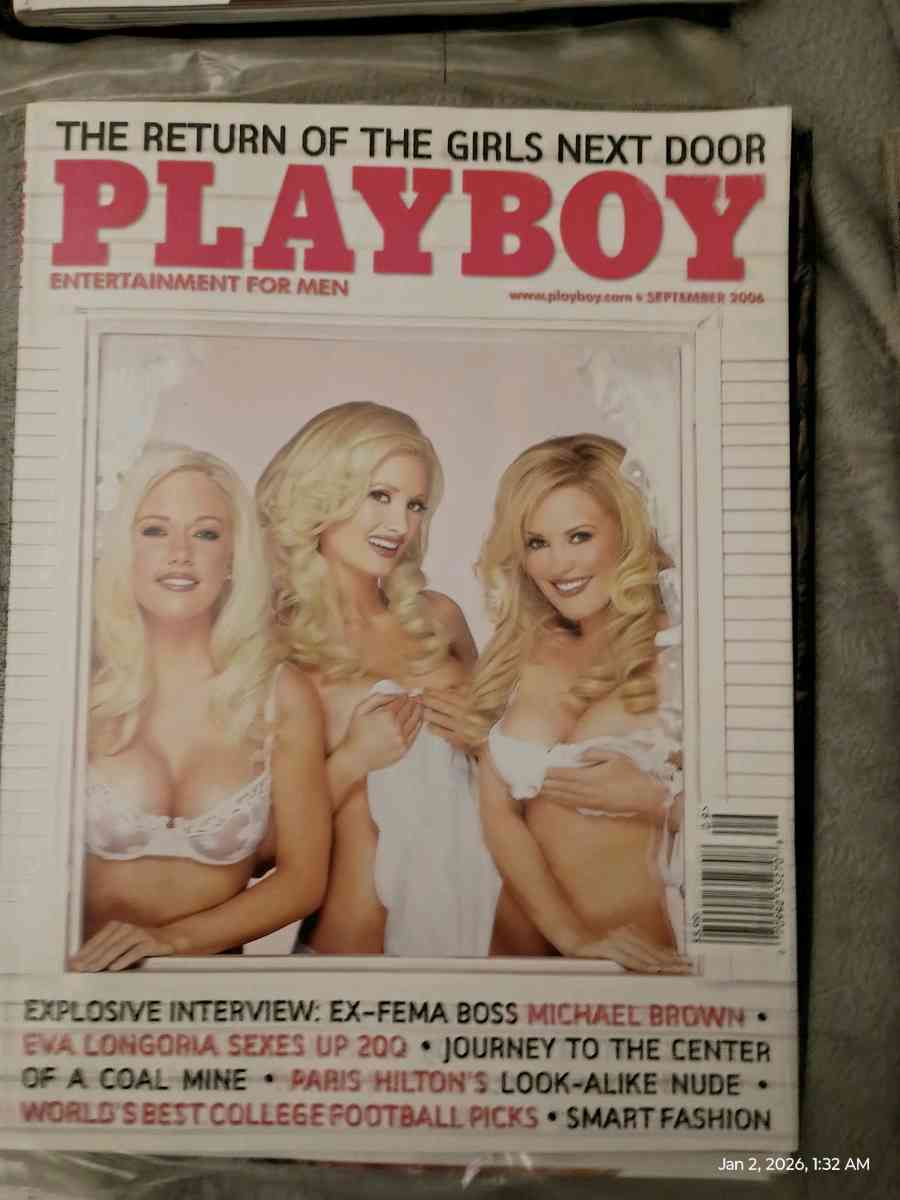 2007 vintage Playboy magazines new n used still in plastic - Louisville, Kentucky - FleaMarketBay