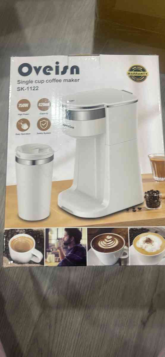 Coffee maker single serve with white - Camden, New Jersey - FleaMarketBay
