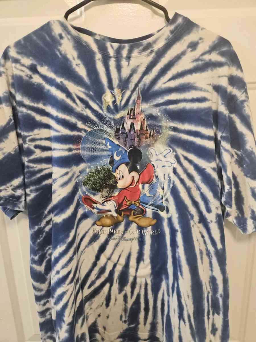 VTG Walt Disney World Tie Dye Tshirt - Tulsa, Oklahoma - FleaMarketBay