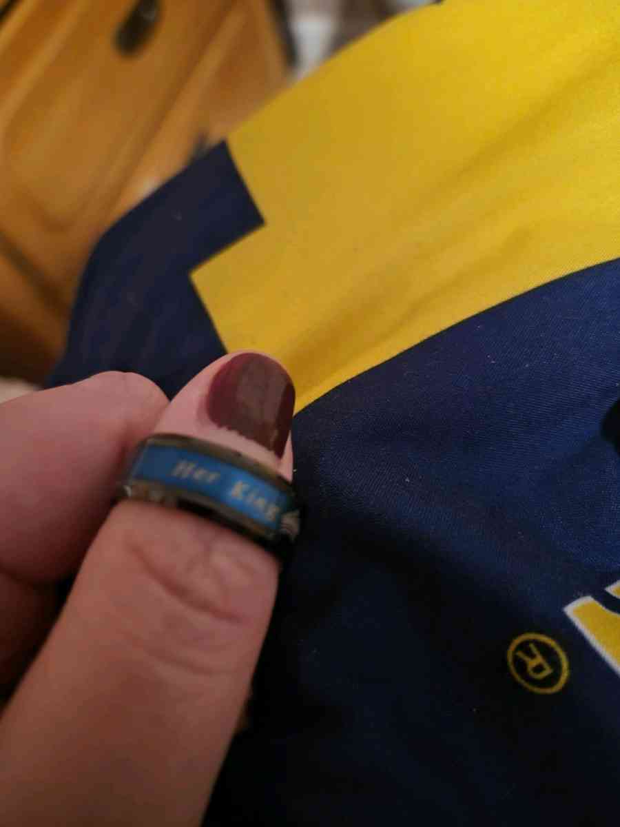 BRAND NEW HER KING comfort fit blue band size 8 - New Baltimore, Michigan