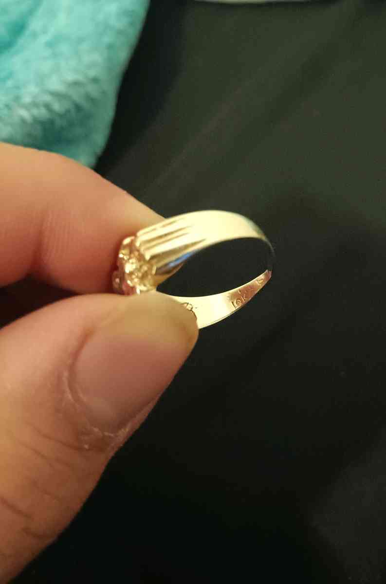 10k gold nugget ring