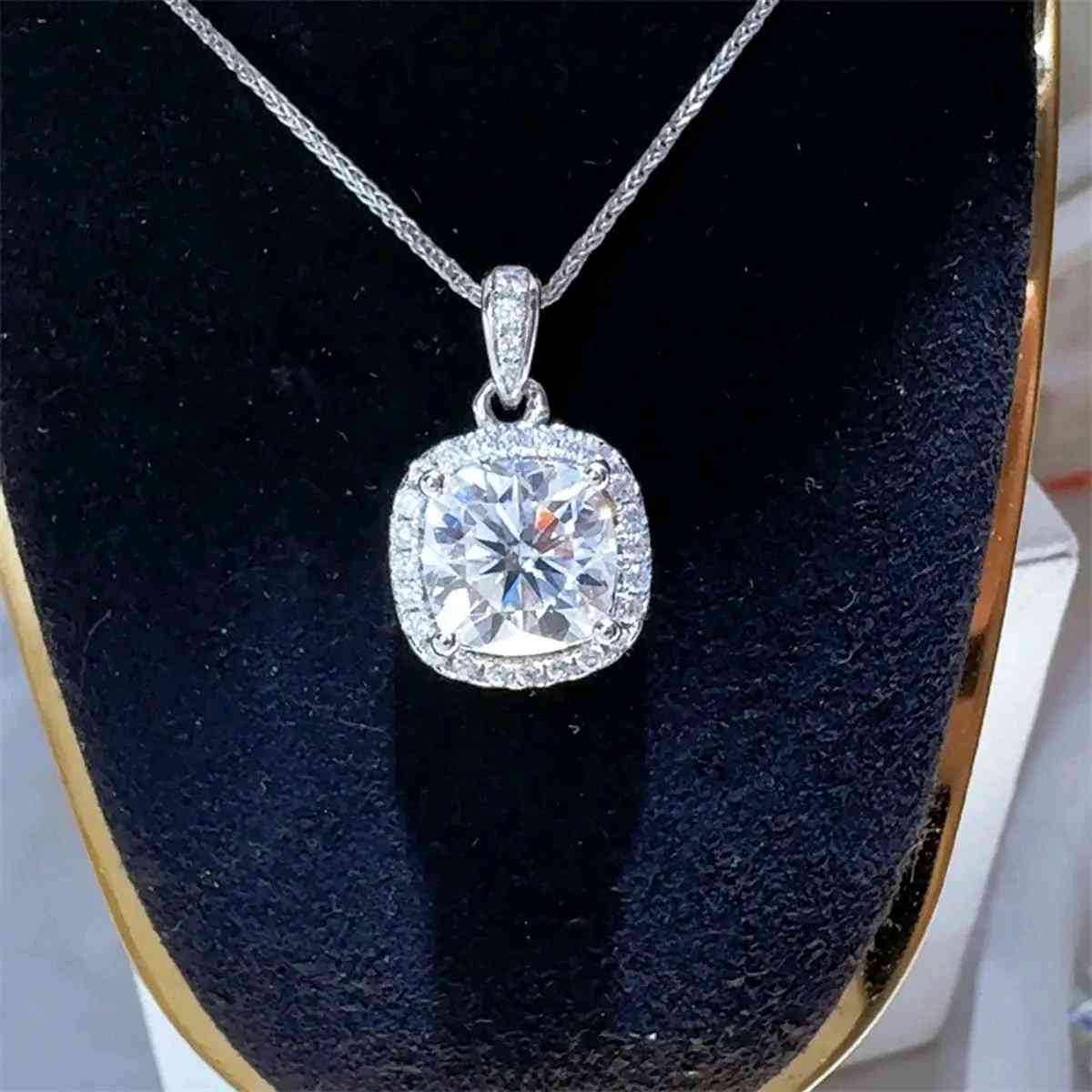 5 Carat Moissanite 925 Sterling Silver Necklace - Vancouver, Washington - FleaMarketBay