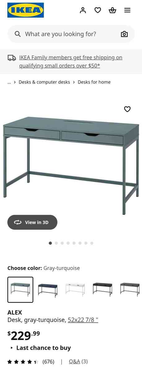 IKEA Alex Desk - Melrose, Florida - FleaMarketBay