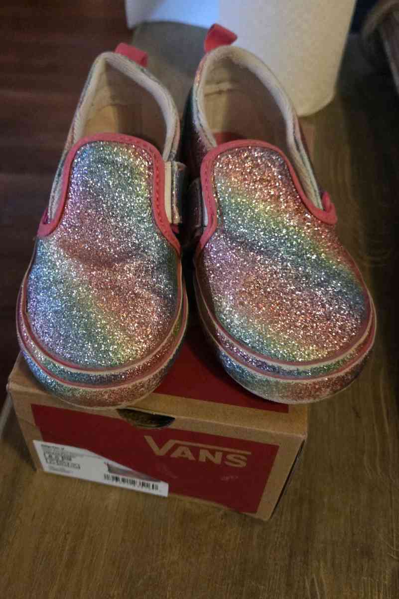 glittery toddler Vans - Chatsworth, Georgia - FleaMarketBay
