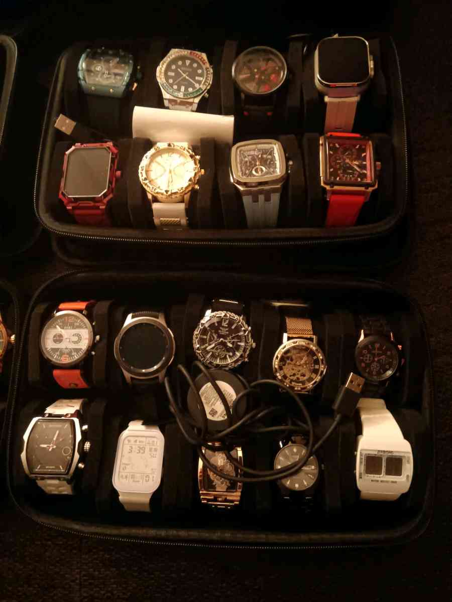 65 WATCHES 6 smart watches all brand new for every occasion - Edison, New Jersey - FleaMarketBay
