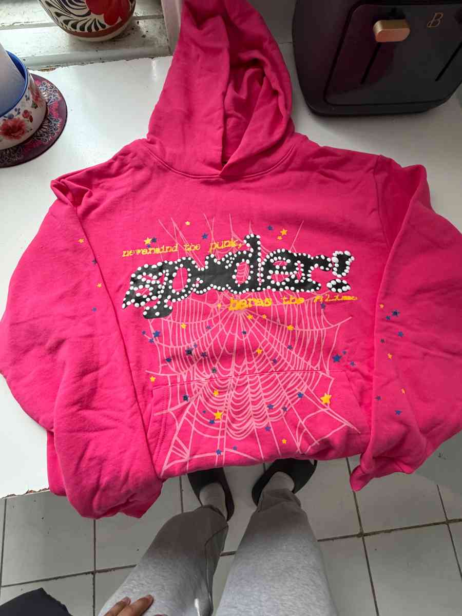 pink Sp5der hoodie