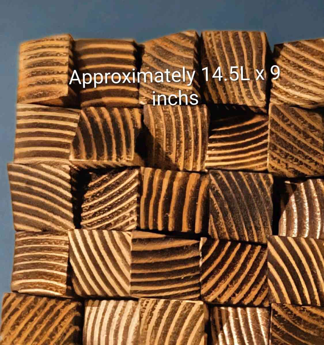 Handmade 3D Reclaimed Wood Wall Art 11 plus x9 plus Inches - Guilford, Connecticut - FleaMarketBay