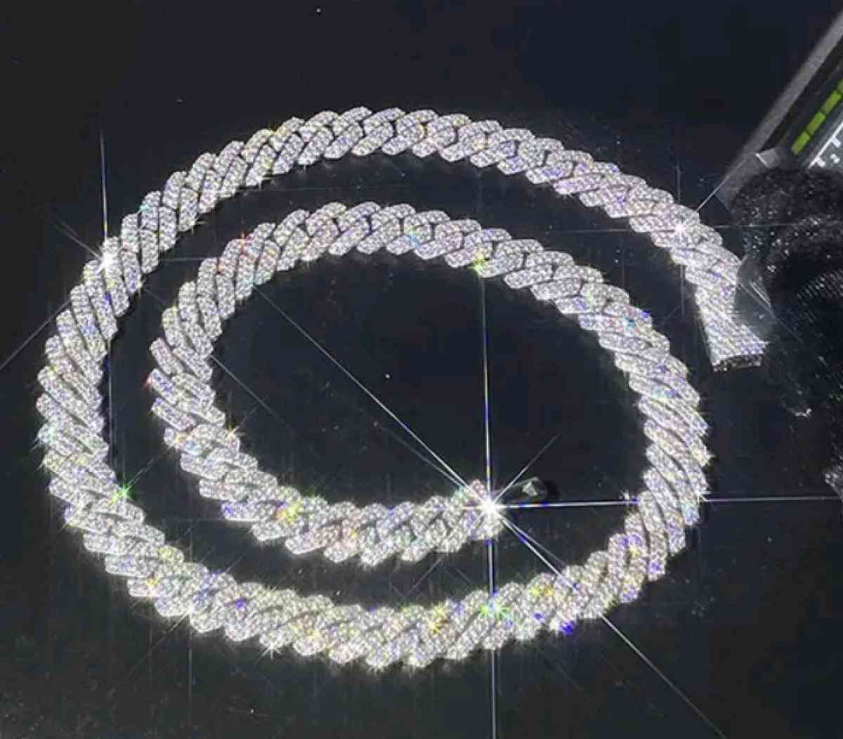 Brand New 12mm Moisainite Cuban Link 22 - Suwanee, Georgia - FleaMarketBay