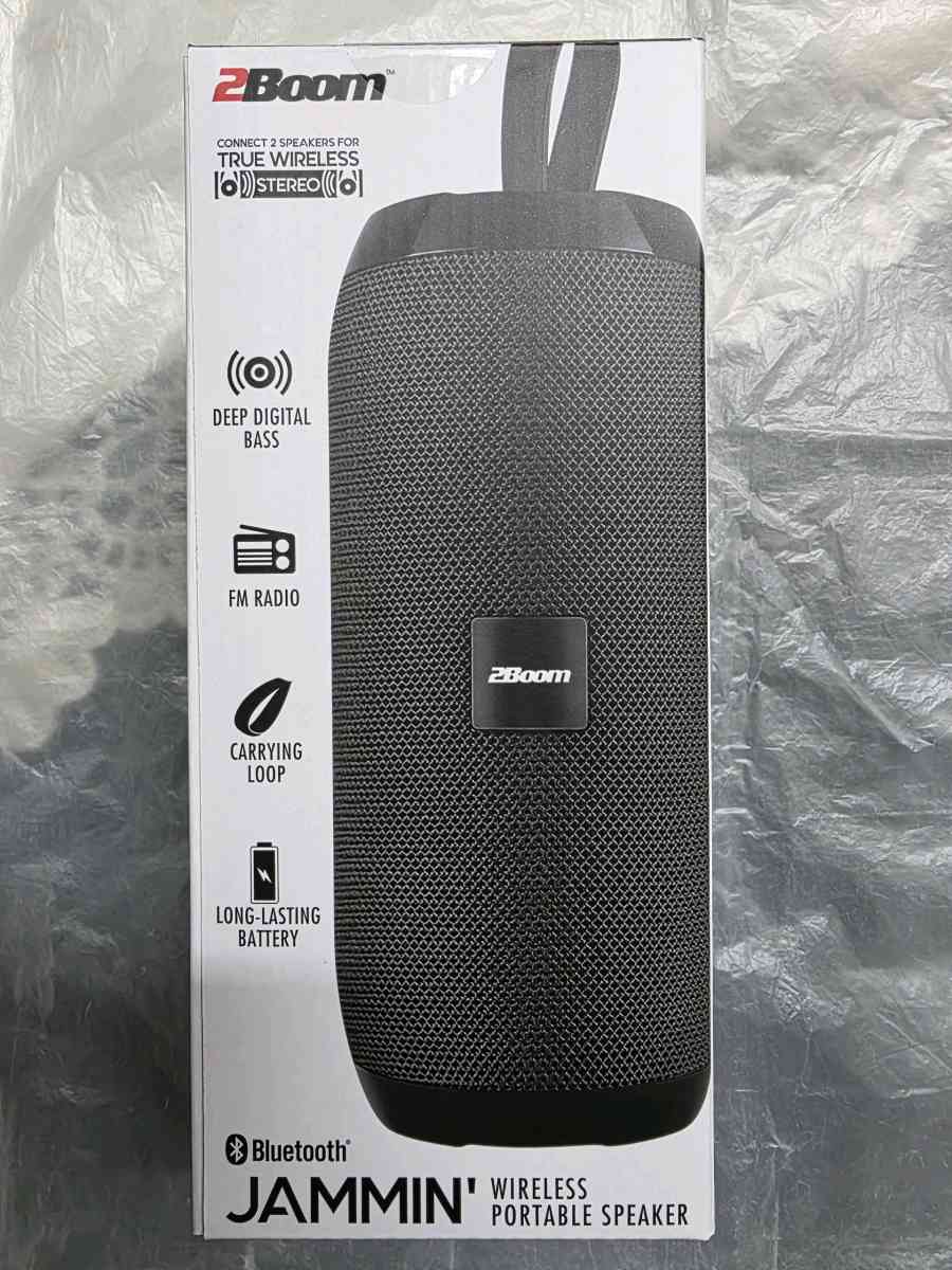 2Boom Jammin Bluetooth Wireless Speaker - Adelanto, California - FleaMarketBay