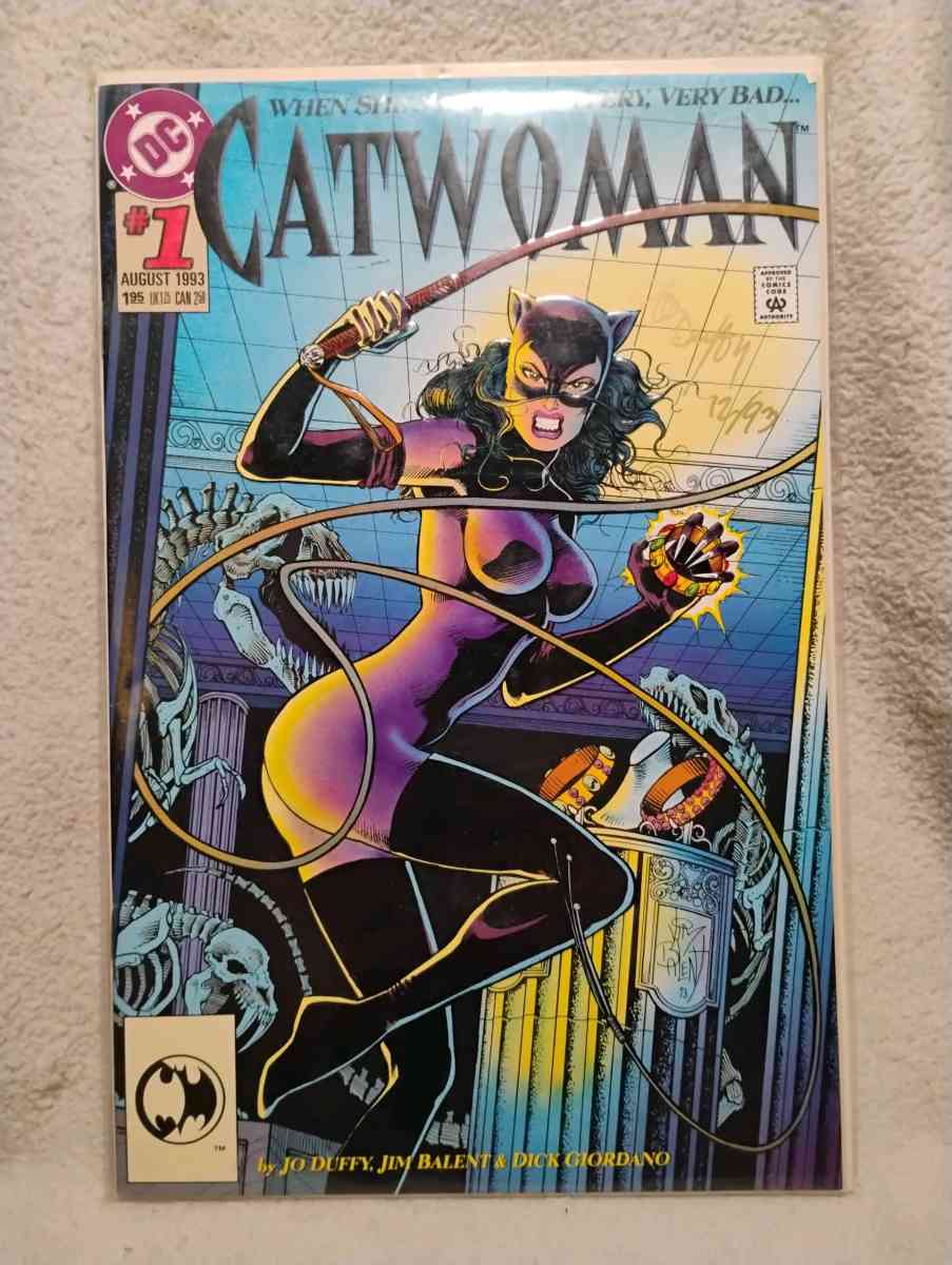 Catwoman issue 1 93 signed