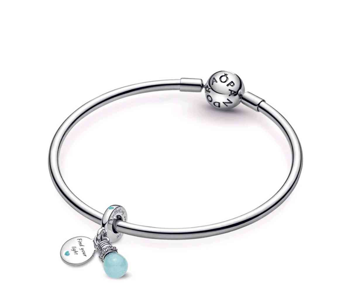 Glowinthedark Lightbulb Double Dangle Charm for Pandora brac - Austin, Texas - FleaMarketBay