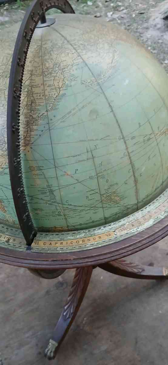 1920s Rand McNally 18 inch Terrestrial Globe - Milton, Florida - FleaMarketBay