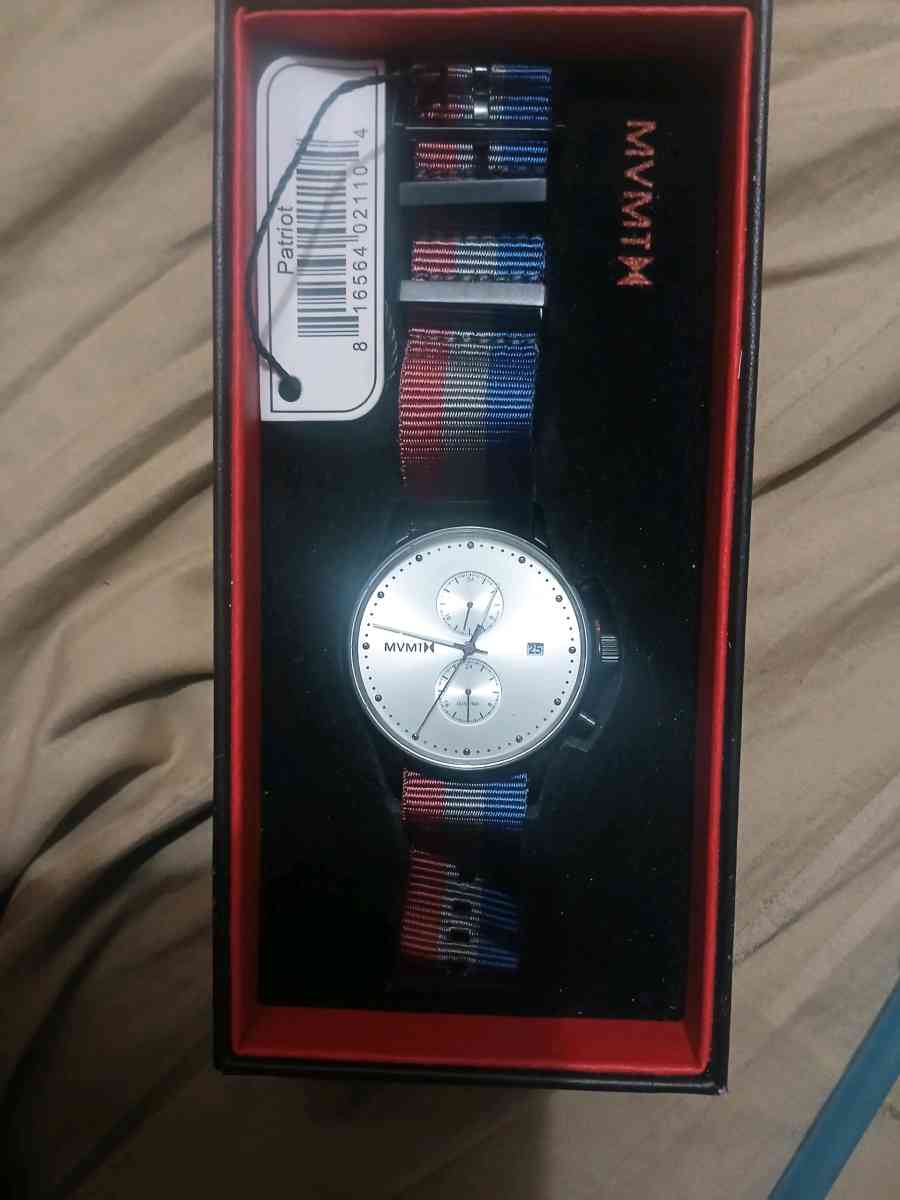New mvmt patriot  watch with tags and box - Adams, New York