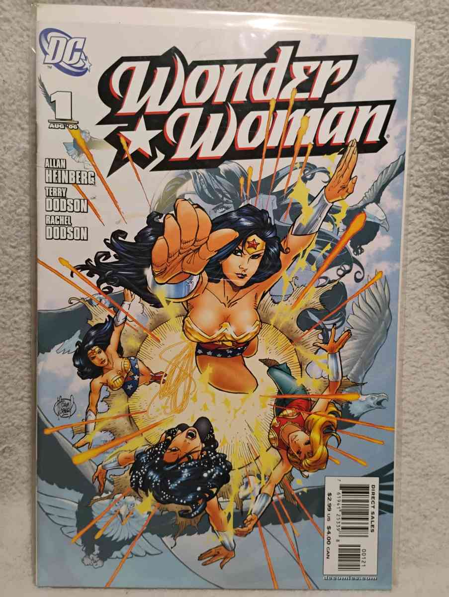 Wonder Woman issue 1 Aug 06 variant cover