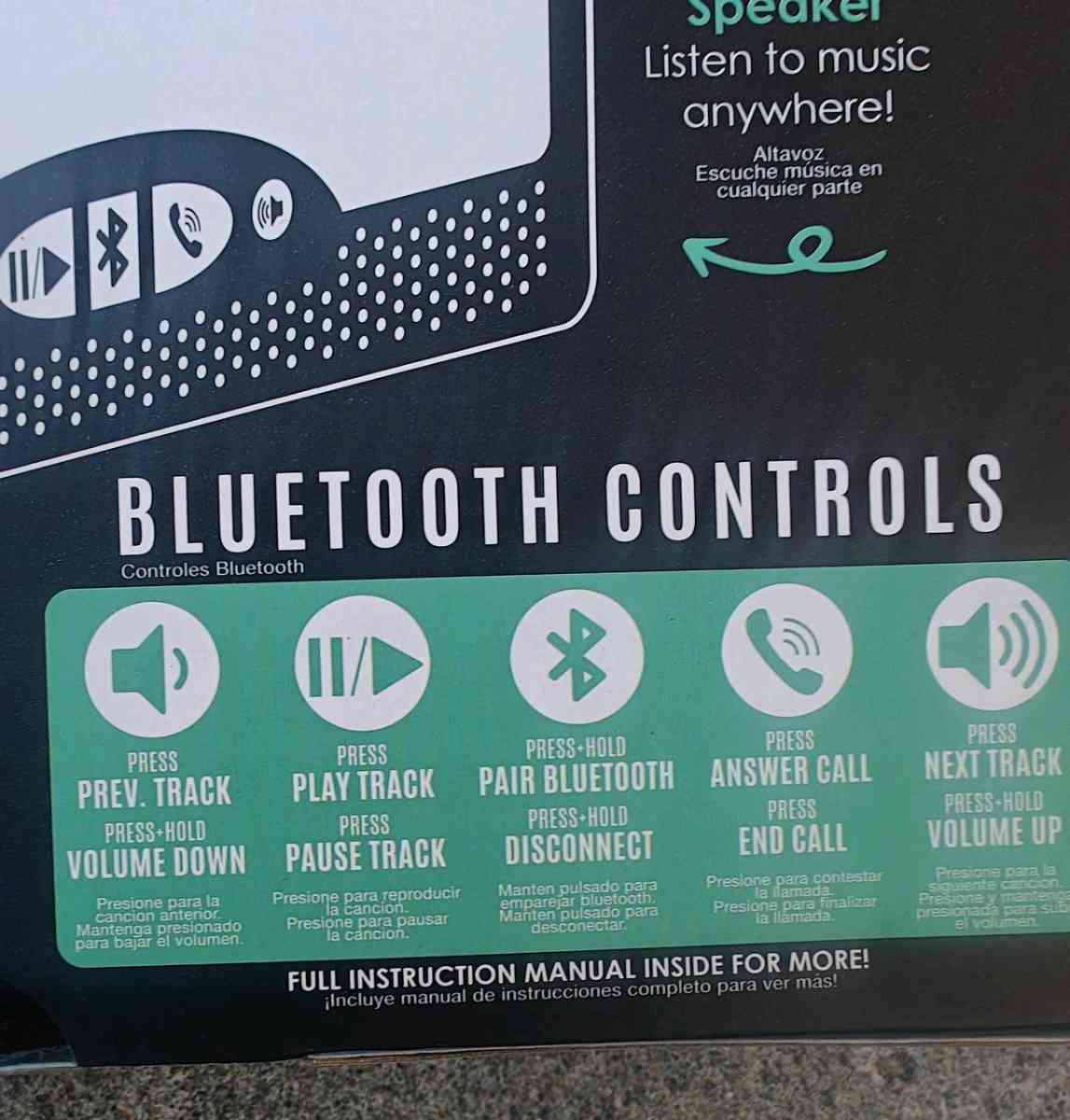 Bluetooth speaker Shower Mirror with Lights  Bluetooth Speak - Columbus, Ohio - FleaMarketBay