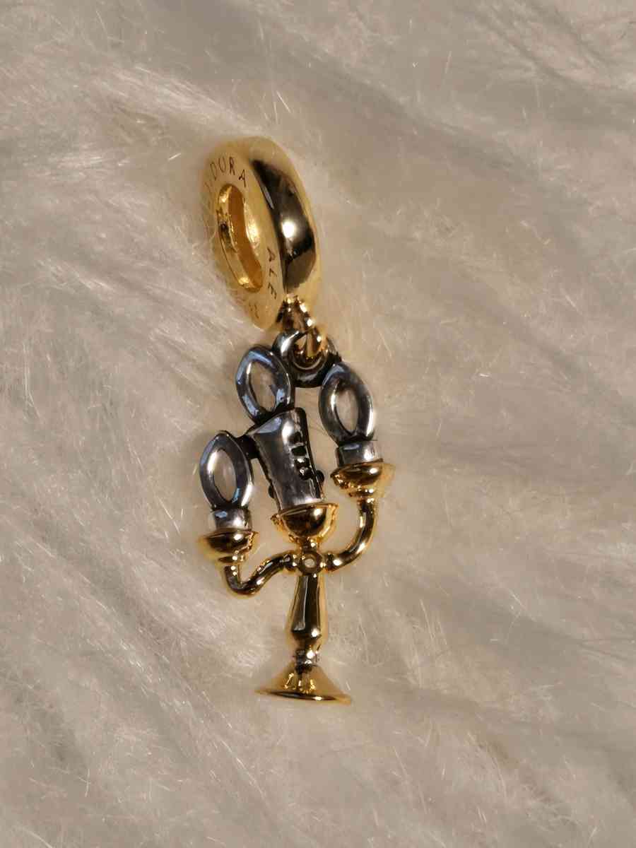 Disney Beauty and the Beast Lumiere Dangle Charm Sterling - Austin, Texas - FleaMarketBay