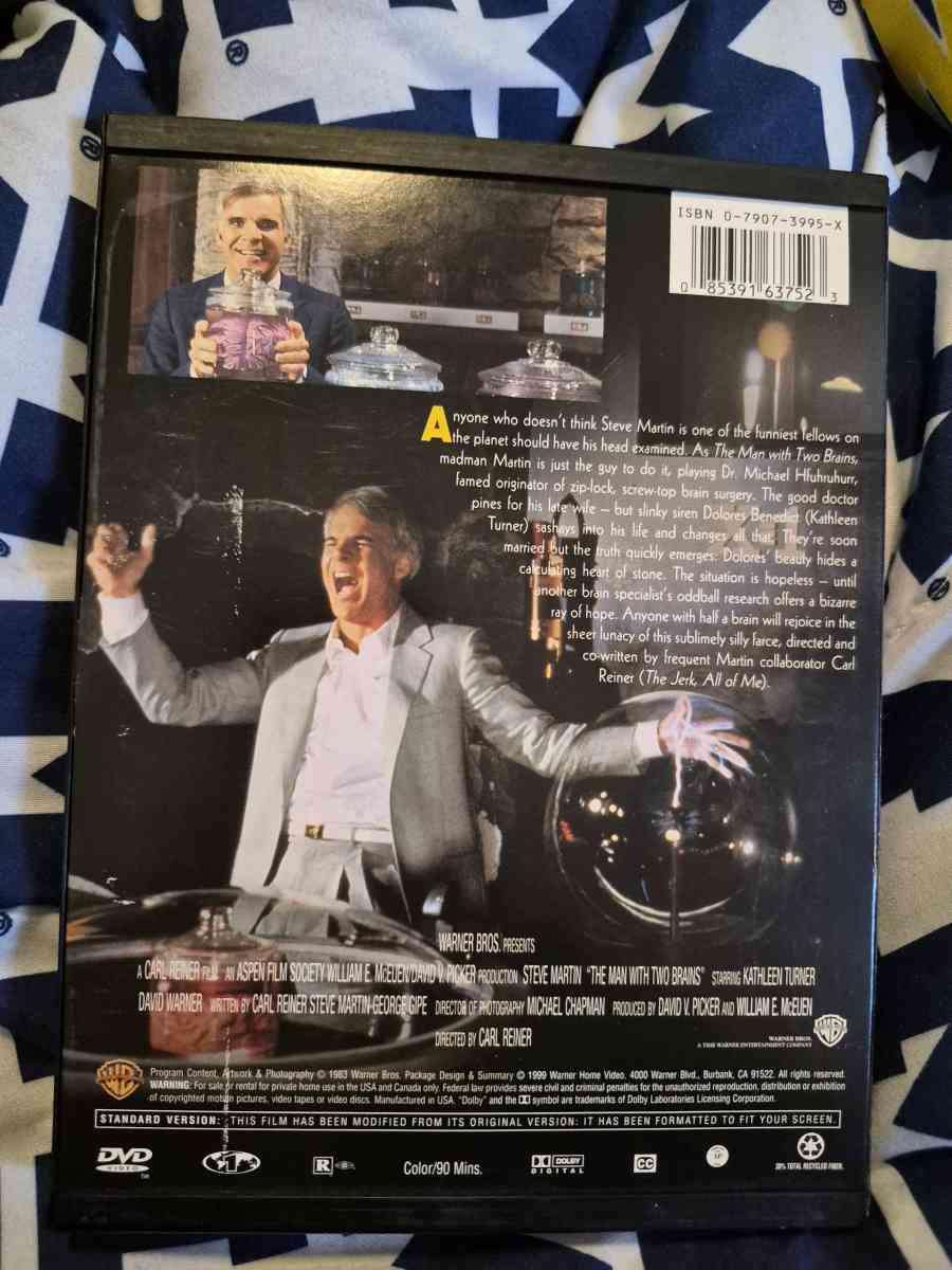 USED The Man With Two Brains DVD - New Baltimore, Michigan - FleaMarketBay