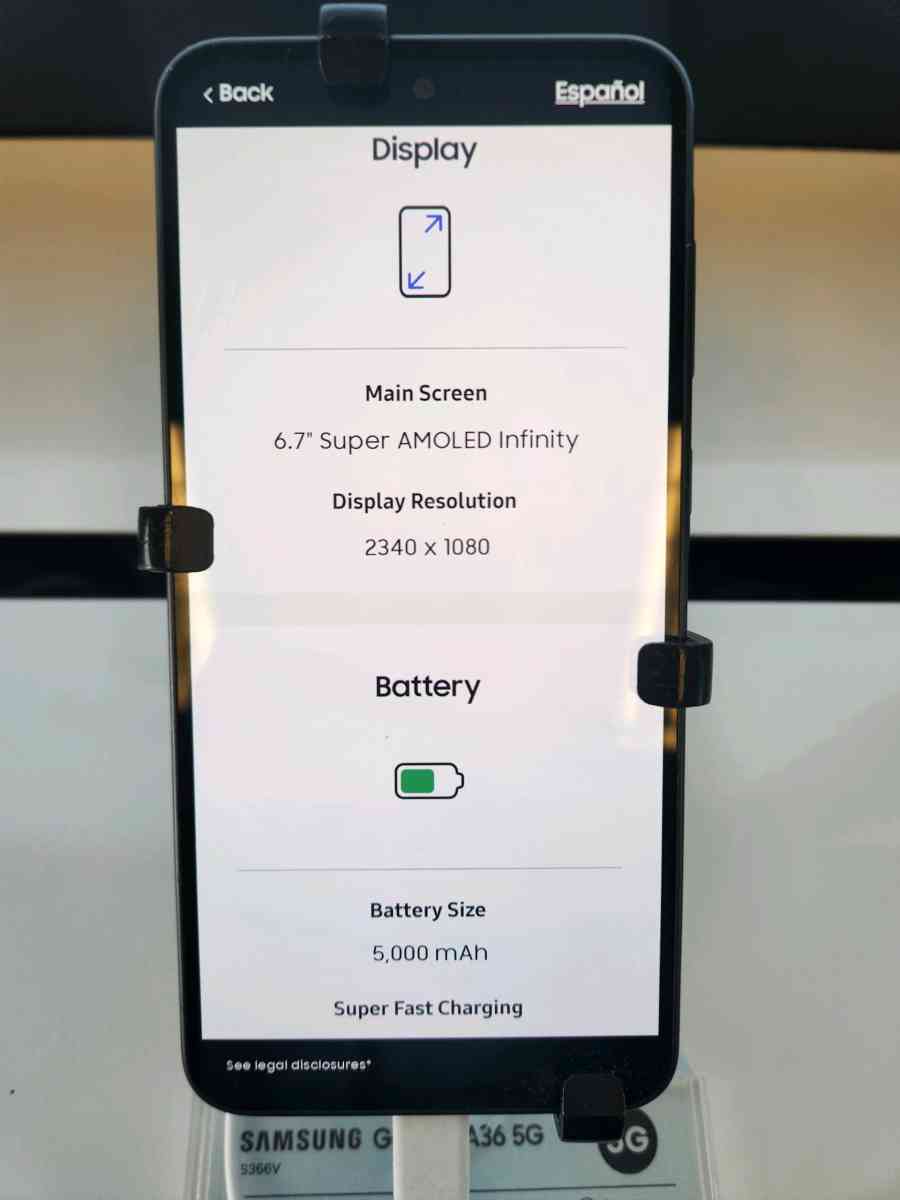 Samsung Galaxy A36 5G 128GB - Loves Park, Illinois - FleaMarketBay