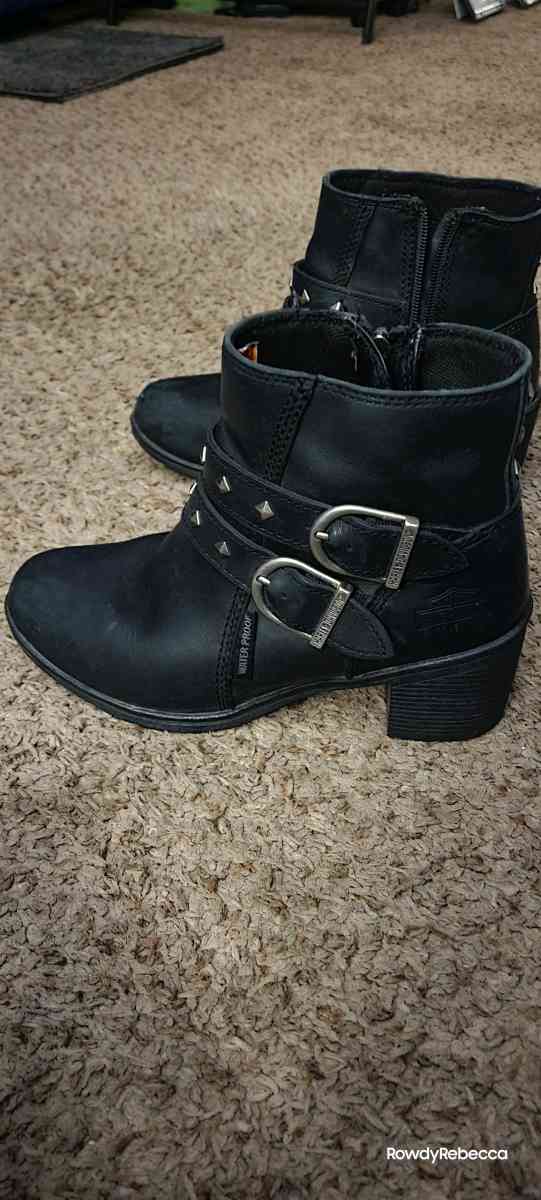 womens 7 and a half harley boots - Goshen, Ohio - FleaMarketBay