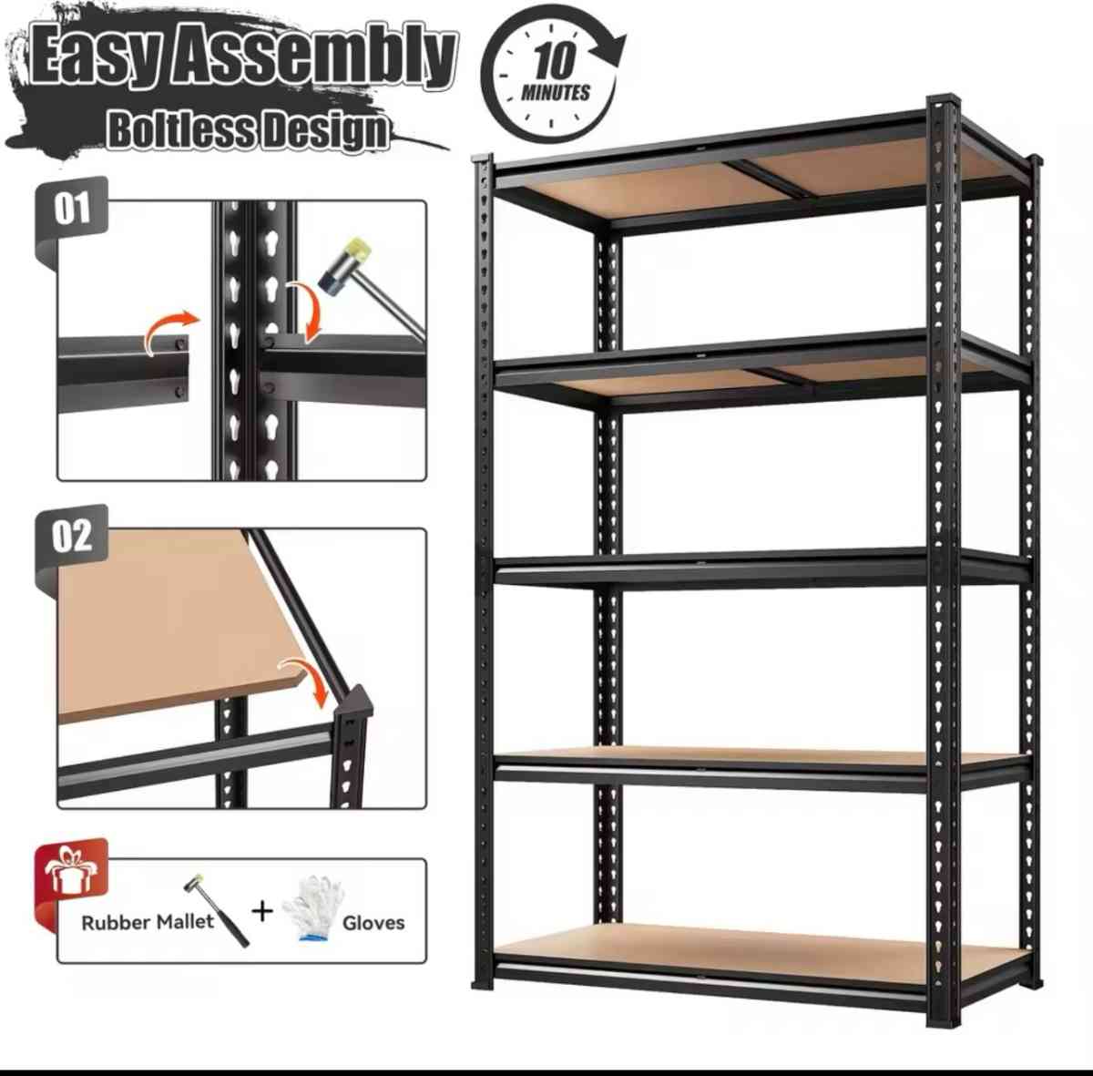 Garage Storage Shelving Brand New - Lathrop, California - FleaMarketBay
