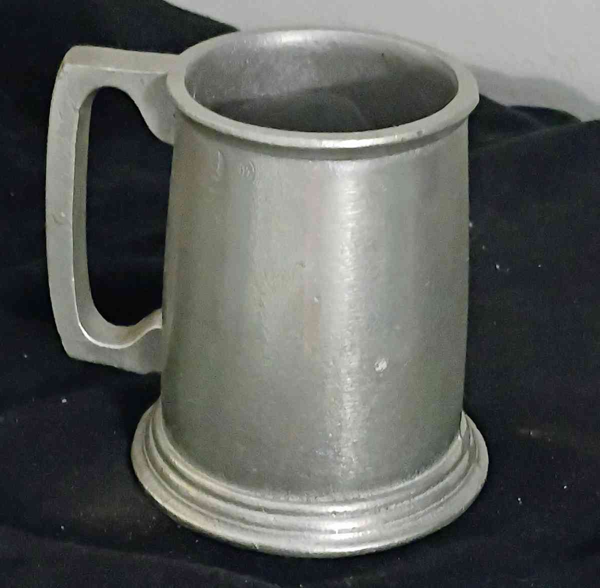 vintage ASPEN hand forged pewter mug - Park Rapids, Minnesota - FleaMarketBay