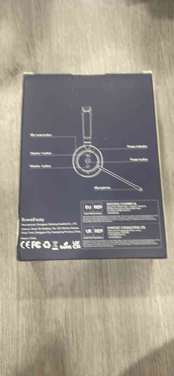 Bluetooth Headphones with Mic for WorkBlack - Burlington, New Jersey - FleaMarketBay