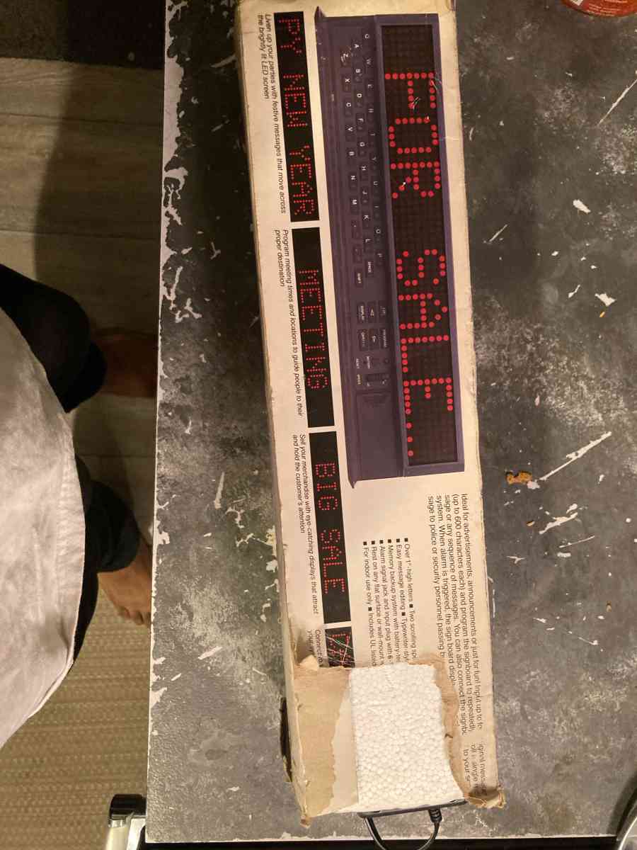 Micronta LED Electronic Signboard - Essington, Pennsylvania - FleaMarketBay