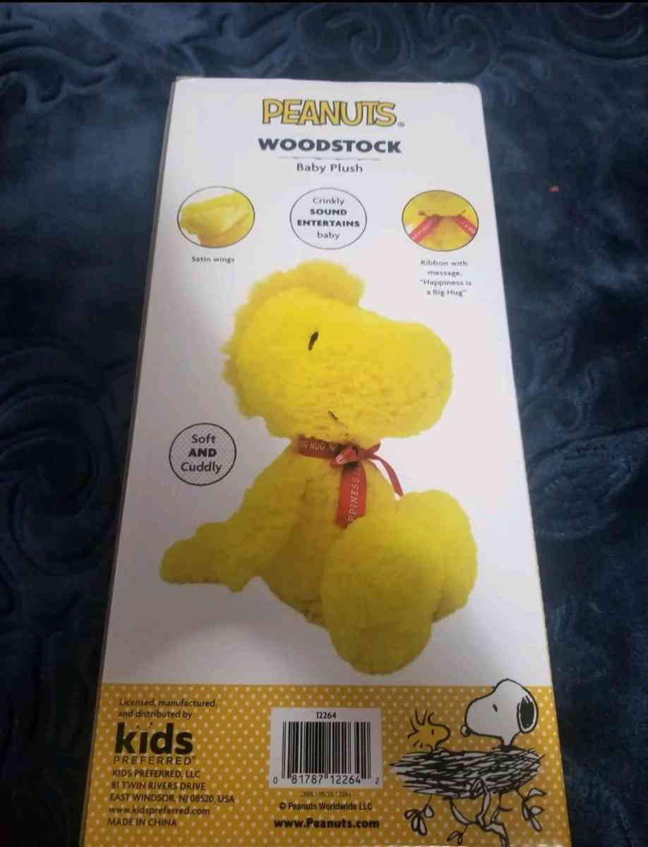 Peanuts Woodstock Baby Plush  NEW - Chicago Ridge, Illinois - FleaMarketBay