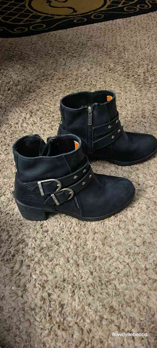 womens 7 and a half harley boots - Goshen, Ohio - FleaMarketBay