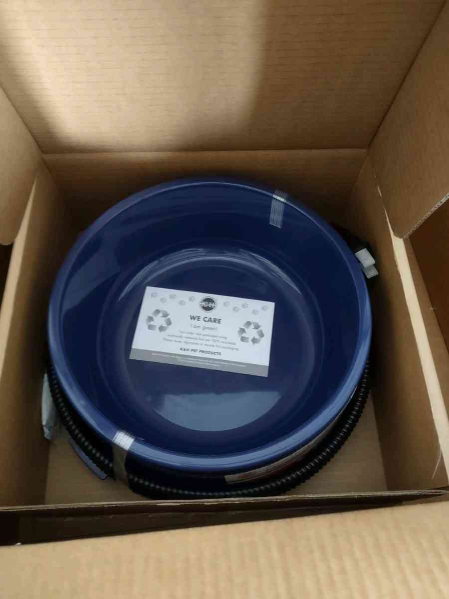 KH Pet Products ThermalBowl Heated Water Bowl for Cats  Dogs - Inola, Oklahoma - FleaMarketBay