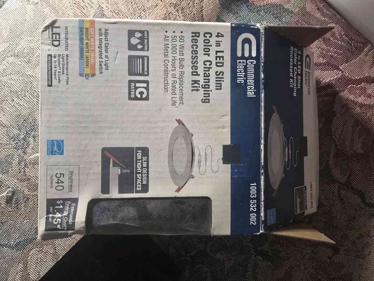 Commercial  Electric 4 in LED Slim Color Light - Tacoma, Washington