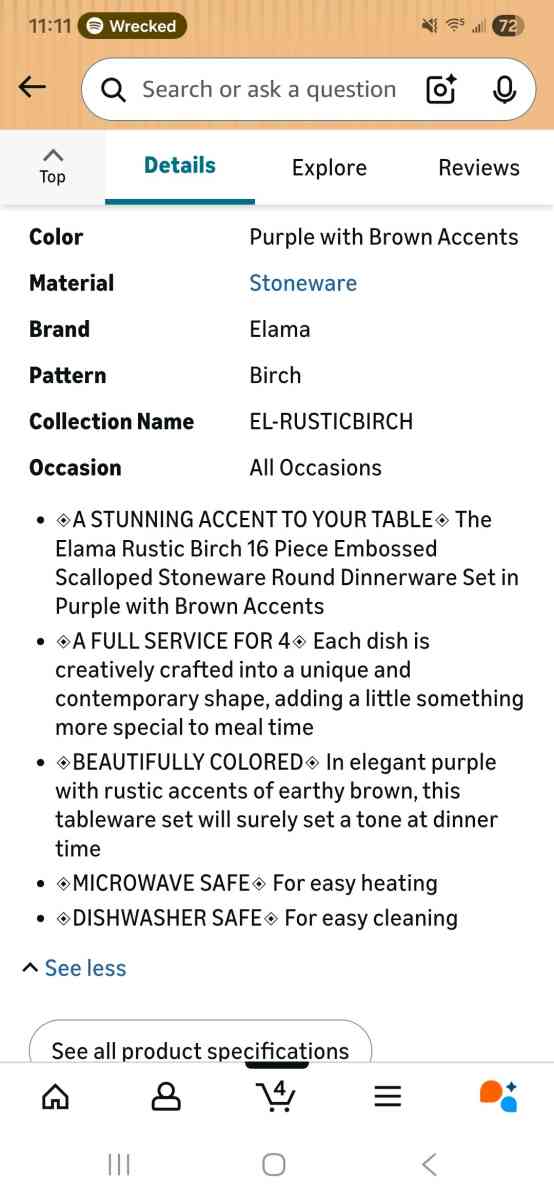 16 piece dinnerware set - Arvada, Colorado - FleaMarketBay