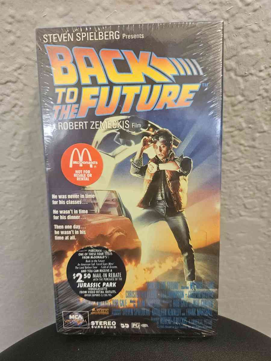 Sealed 1994 Back T The Future VHS - Tulsa, Oklahoma