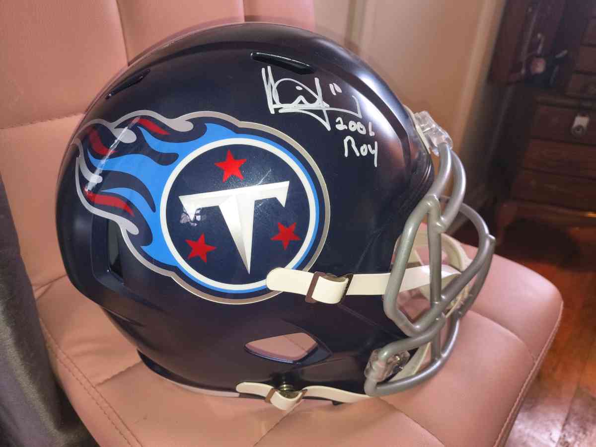 2006 OROY Autographed Vince Young Helmet - Mentone, Alabama