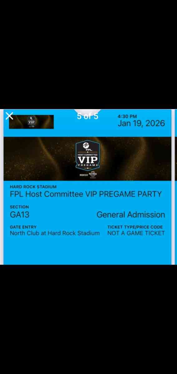 NCAA FOOTBALL CHAMPIONSHIP GAME TICKETS - Miami, Florida - FleaMarketBay