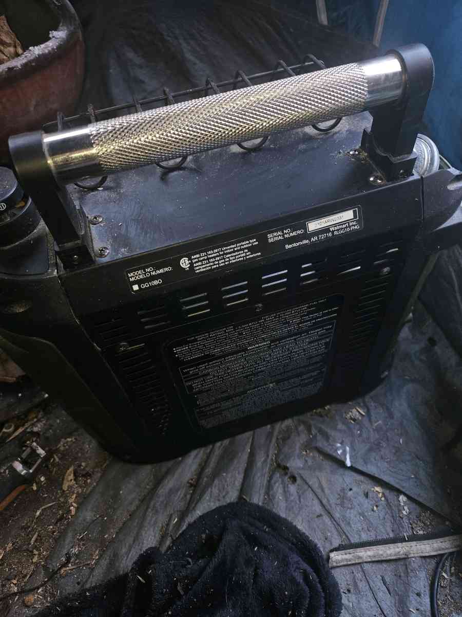 propane heater  and hook up that connects to a big tank - Tulsa, Oklahoma - FleaMarketBay