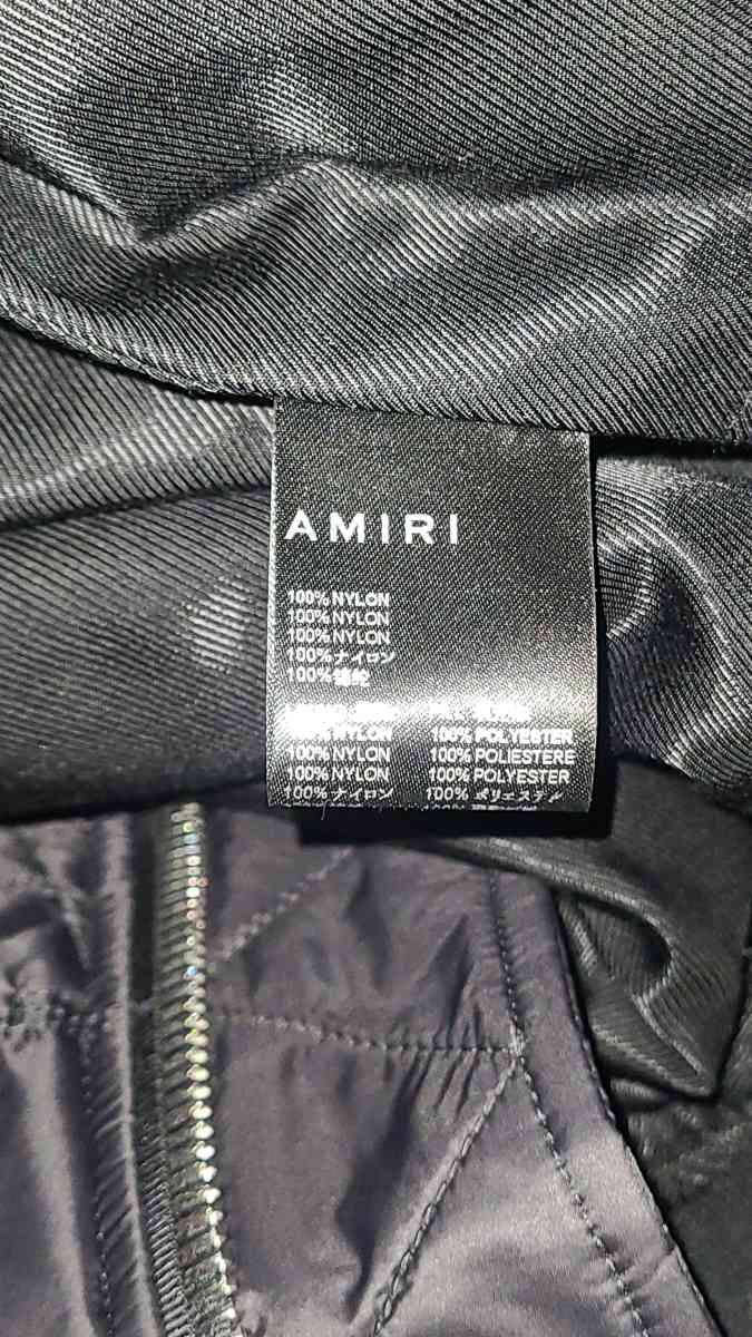 amiri jacket medium mens quilted - Goshen, Ohio - FleaMarketBay