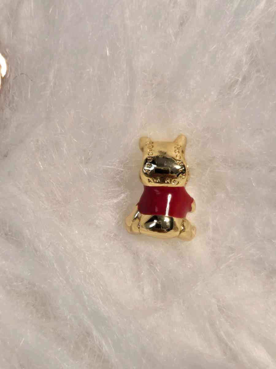PANDORA 14k Gold Disney Winnie the Pooh Bear Charm for Pando - Austin, Texas - FleaMarketBay