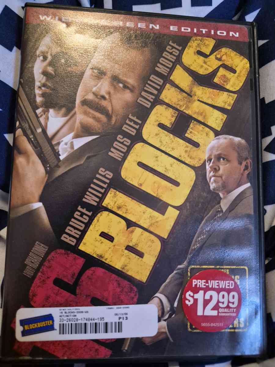USED 16 Blocks DVD - New Baltimore, Michigan