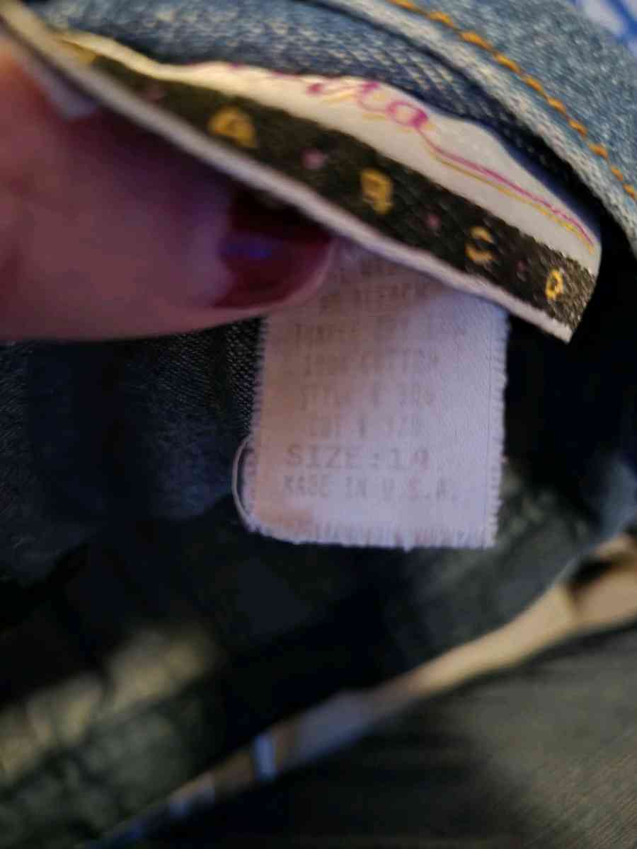 LIKE NEW Diana Marco Jean skort size 14 - New Baltimore, Michigan - FleaMarketBay