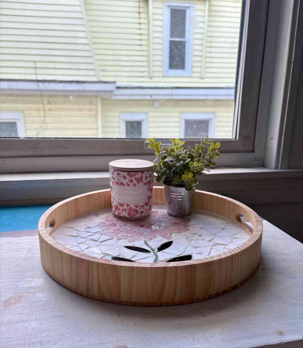 Round Mosaic Tray - Portland, Maine - FleaMarketBay