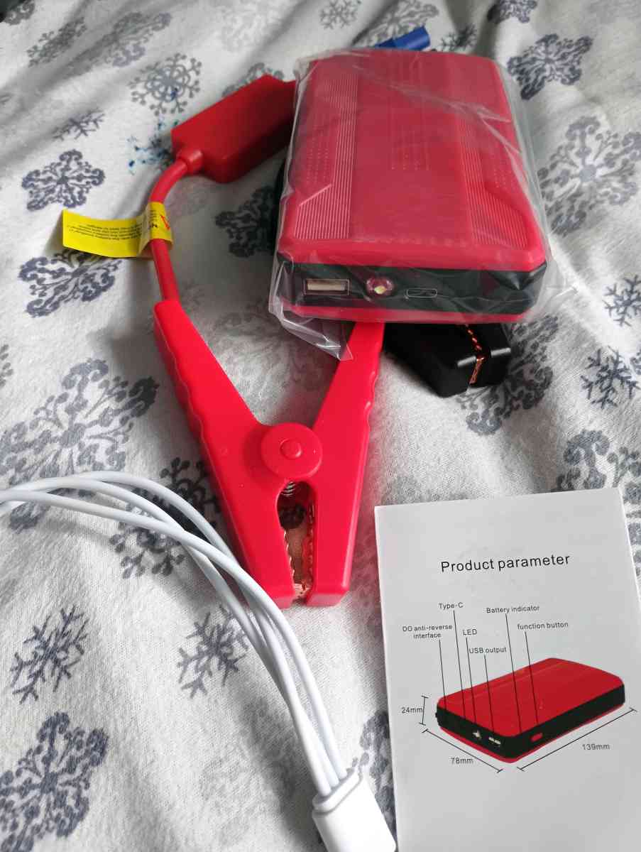 New 1000Amp Jump Starter Rechargable - Wichita, Kansas - FleaMarketBay