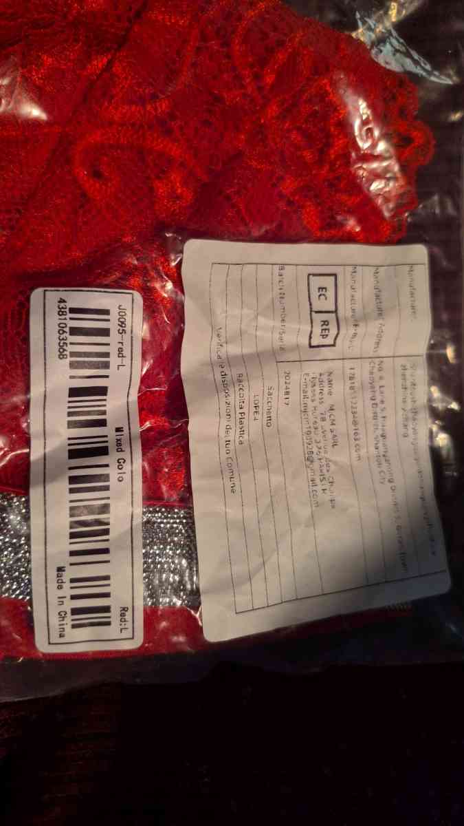 NEW red lace bra size L - New Baltimore, Michigan - FleaMarketBay