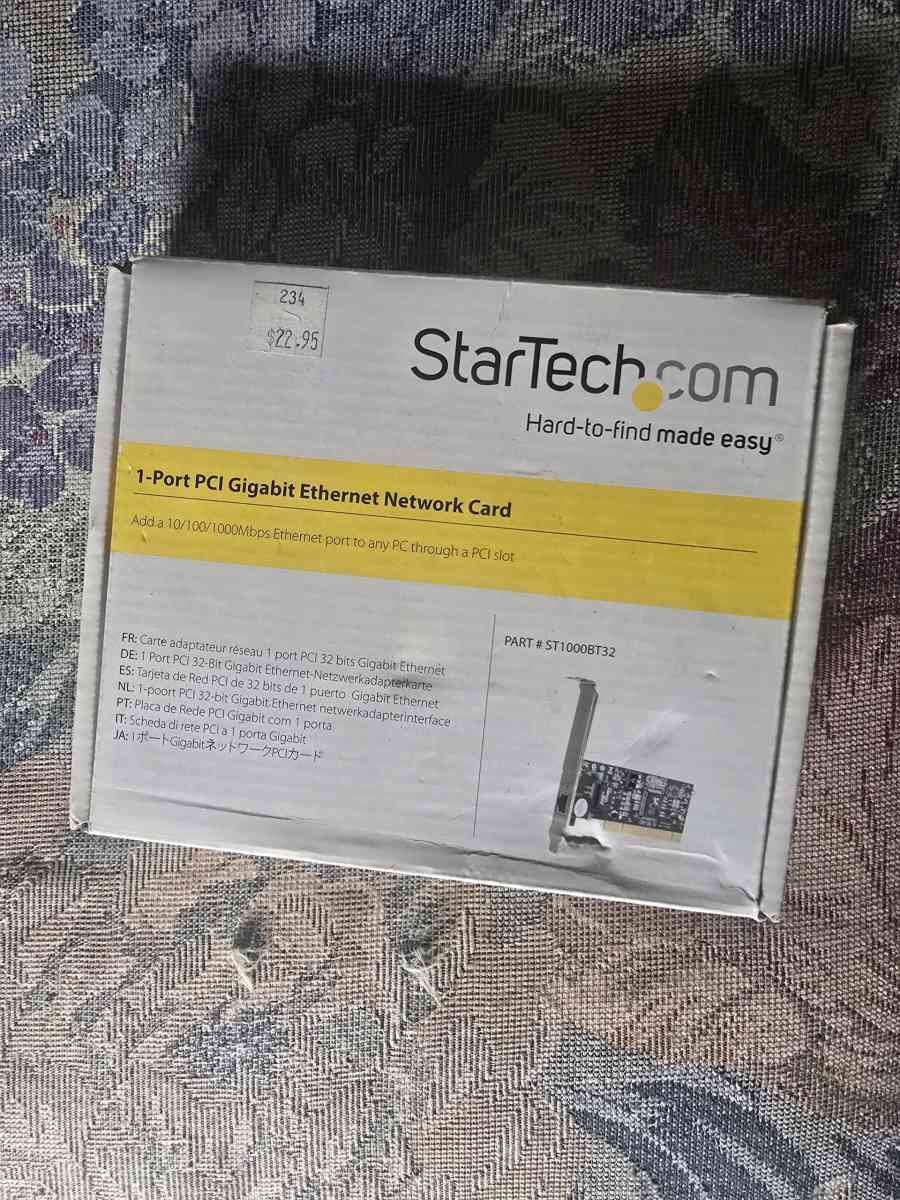 1 Port PCI Gigabit Ethernet Network Card - Tacoma, Washington - FleaMarketBay