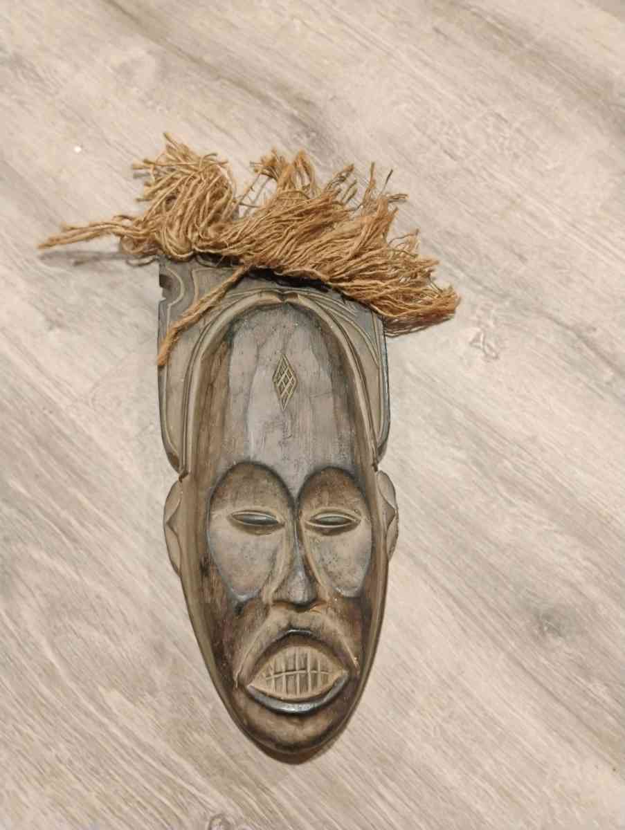 HandCarved Wooden Masks  Large Statement Wall Art Numbered - Cleveland, Texas - FleaMarketBay