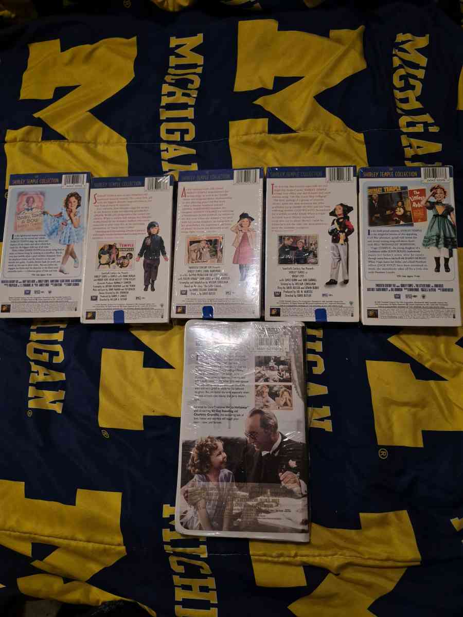 BRAND NEW SEALED Shirley Temple VHS Collection - New Baltimore, Michigan - FleaMarketBay