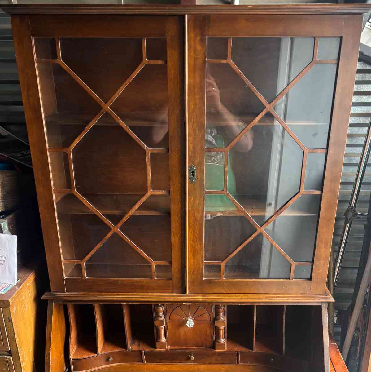 Antique Bassett Furniture Secretary Hutch Cabinet 1939 - Phoenix, Arizona - FleaMarketBay