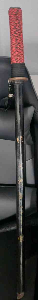 authentic samurie practice Katana with homemade sheath - Post Falls, Idaho - FleaMarketBay